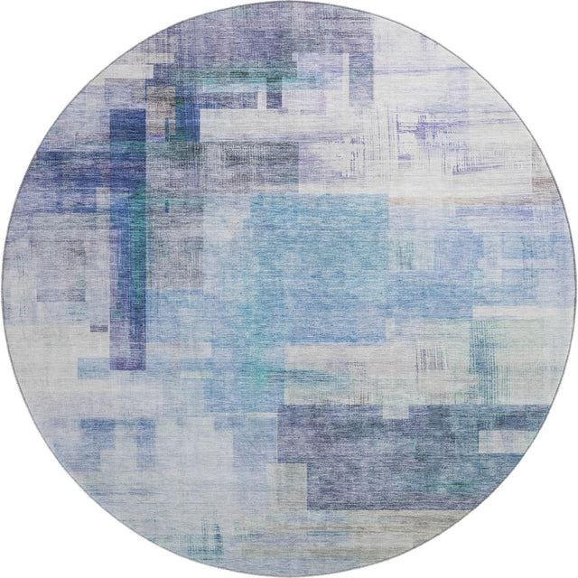 Dalyn Ravenna RN6 Blue Rug round rug