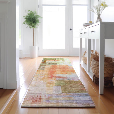 Dalyn Ravenna RN6 Coral Rug shown in a room