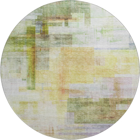 Dalyn Ravenna RN6 Green Rug round rug