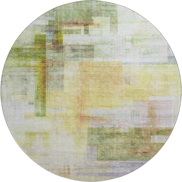 Dalyn Ravenna RN6 Green Rug round rug