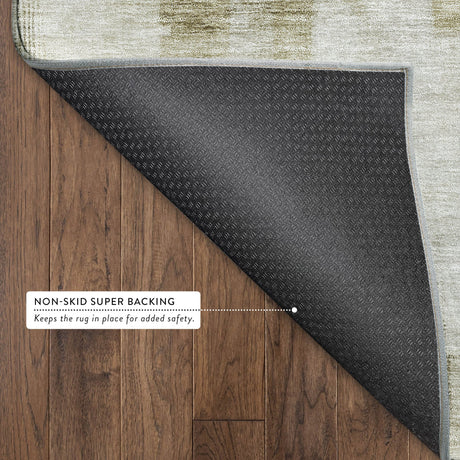 Dalyn Ravenna RN6 Taupe Rug backing detail