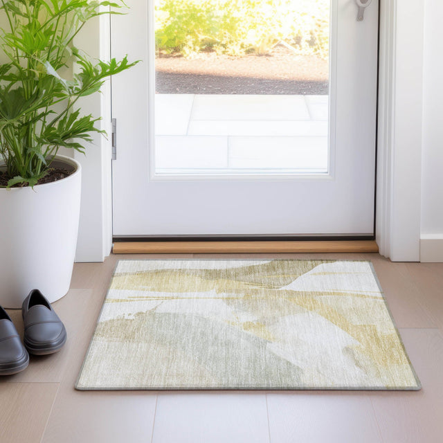 Dalyn Ravenna RN7 Beige Rug shown in a room