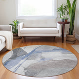 Dalyn Ravenna RN7 Denim Rug shown in a room