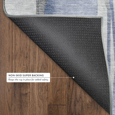 Dalyn Ravenna RN7 Denim Rug backing detail