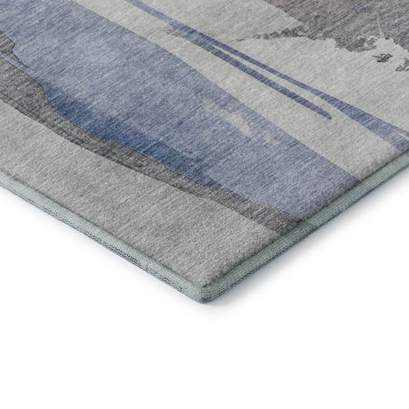 Dalyn Ravenna RN7 Denim Rug corner detail