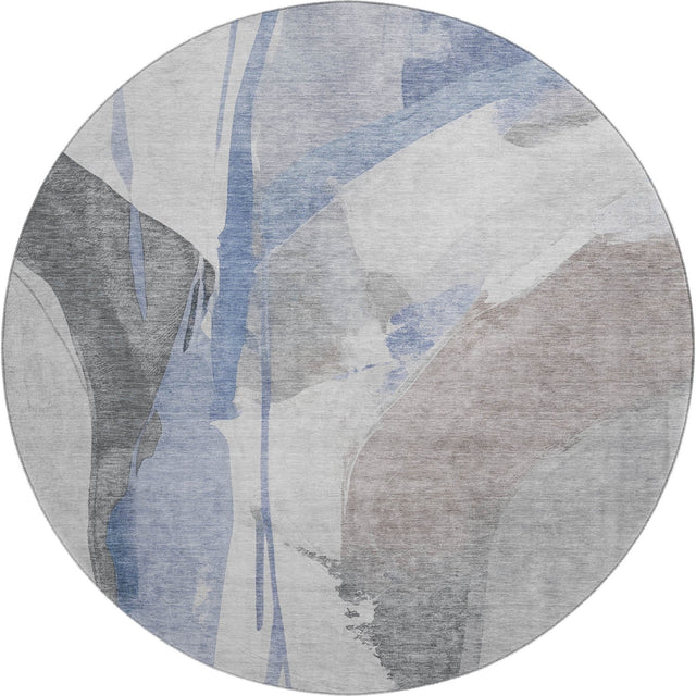 Dalyn Ravenna RN7 Denim Rug round rug