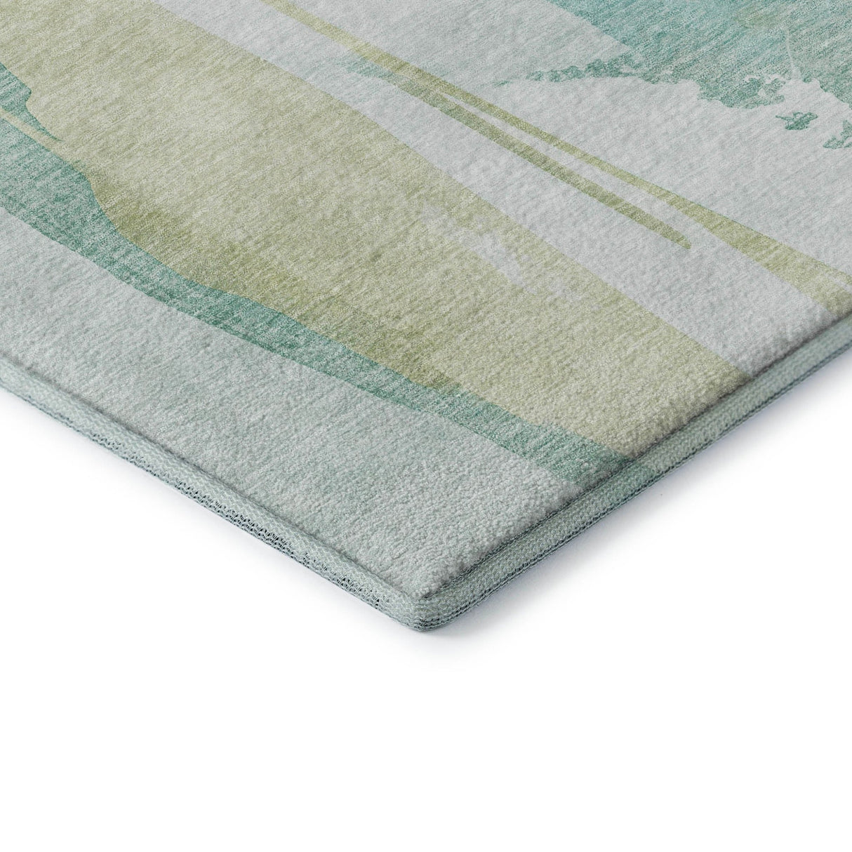 Dalyn Ravenna RN7 Teal Rug corner detail