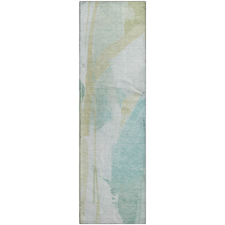 Dalyn Ravenna RN7 Teal Rug runner rug