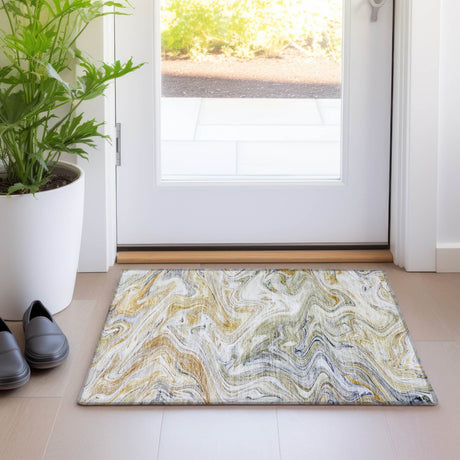 Dalyn Ravenna RN8 Linen Rug shown in a room