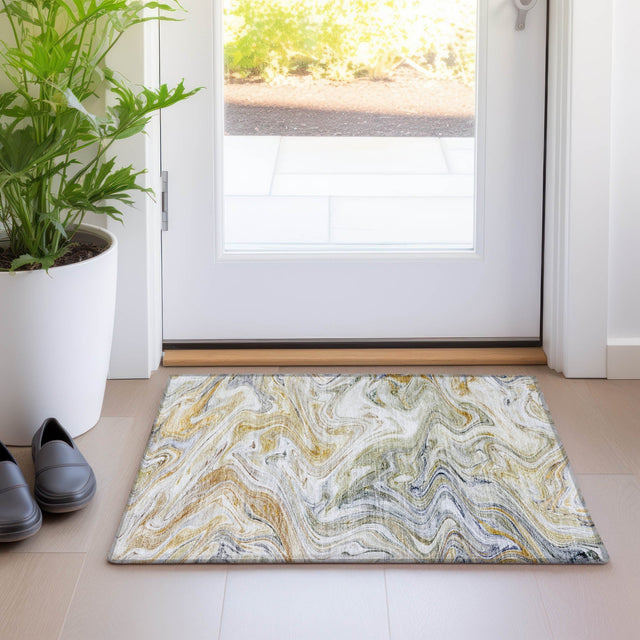 Dalyn Ravenna RN8 Linen Rug shown in a room