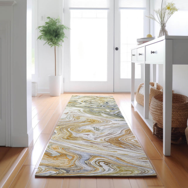 Dalyn Ravenna RN8 Linen Rug shown in a room