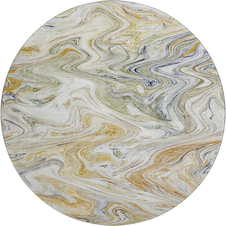 Dalyn Ravenna RN8 Linen Rug round rug