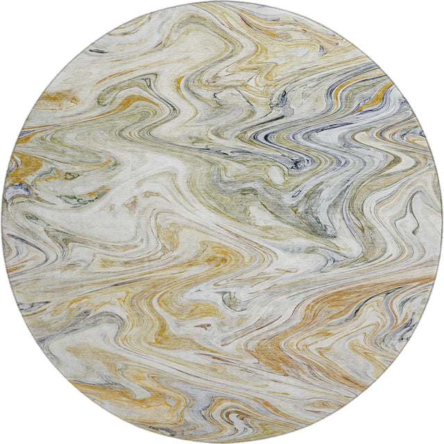 Dalyn Ravenna RN8 Linen Rug round rug