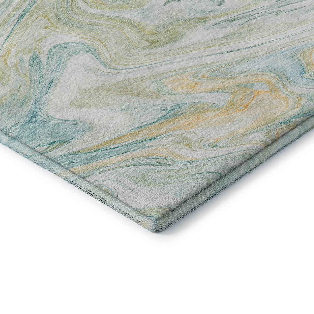 Dalyn Ravenna RN8 Sky Rug corner detail