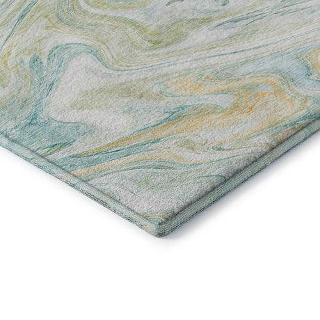 Dalyn Ravenna RN8 Sky Rug corner detail