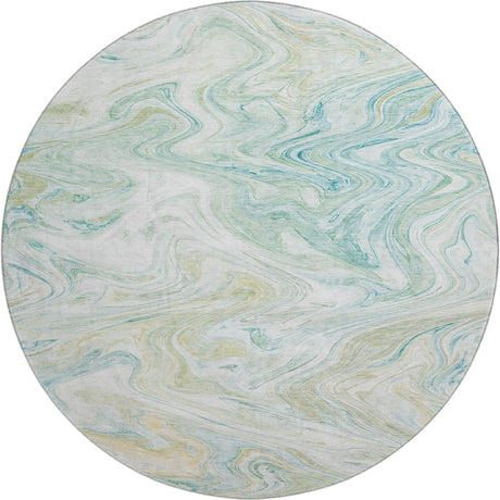 Dalyn Ravenna RN8 Sky Rug round rug
