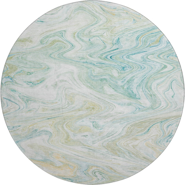 Dalyn Ravenna RN8 Sky Rug round rug