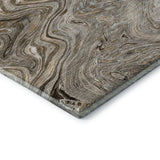 Dalyn Ravenna RN8 Taupe Rug corner detail