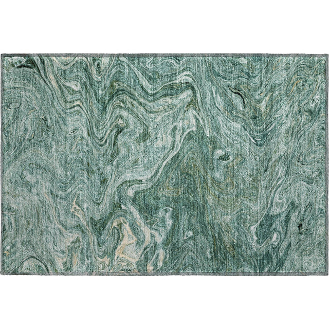 Dalyn Ravenna RN8 Teal Rug rectangular rug