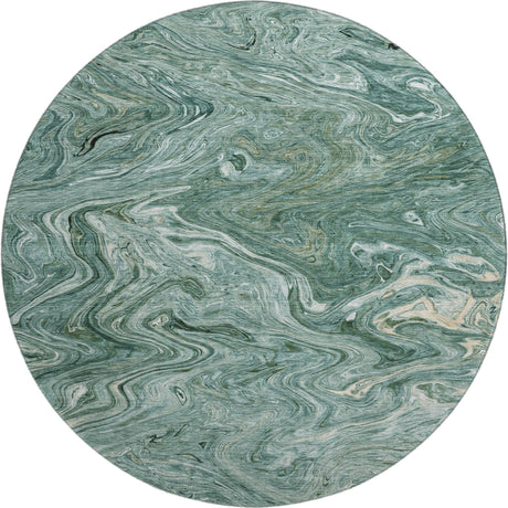 Dalyn Ravenna RN8 Teal Rug round rug