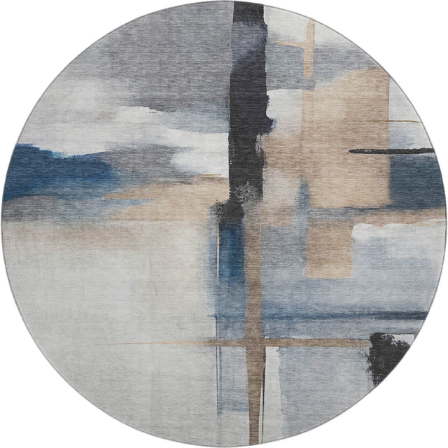 Dalyn Ravenna RN9 Blue Rug round rug