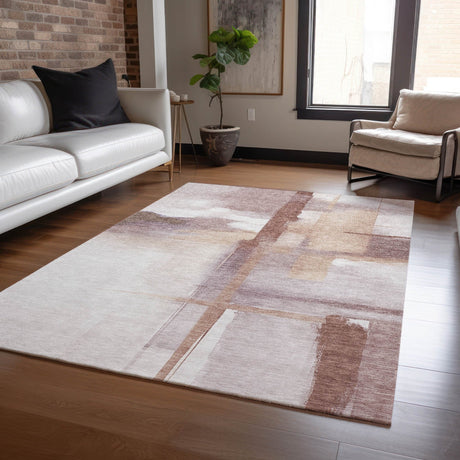 Dalyn Ravenna RN9 Blush Rug shown in a room