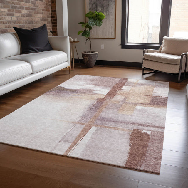 Dalyn Ravenna RN9 Blush Rug shown in a room