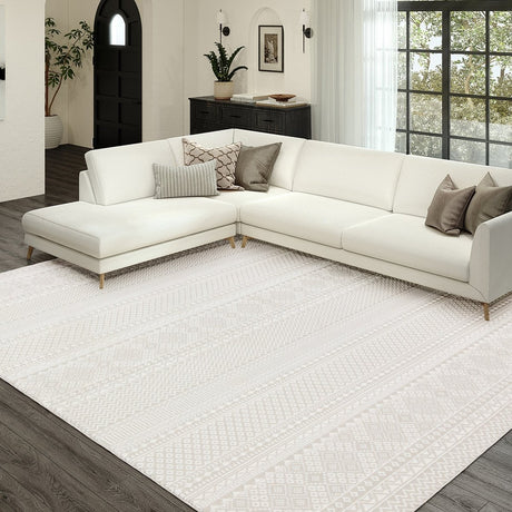 Dalyn Rhodes Rr2 Ivory Rug.