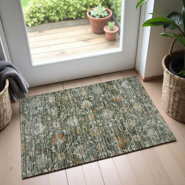 Dalyn Silk Road SR1 Basil Rug shown in a room