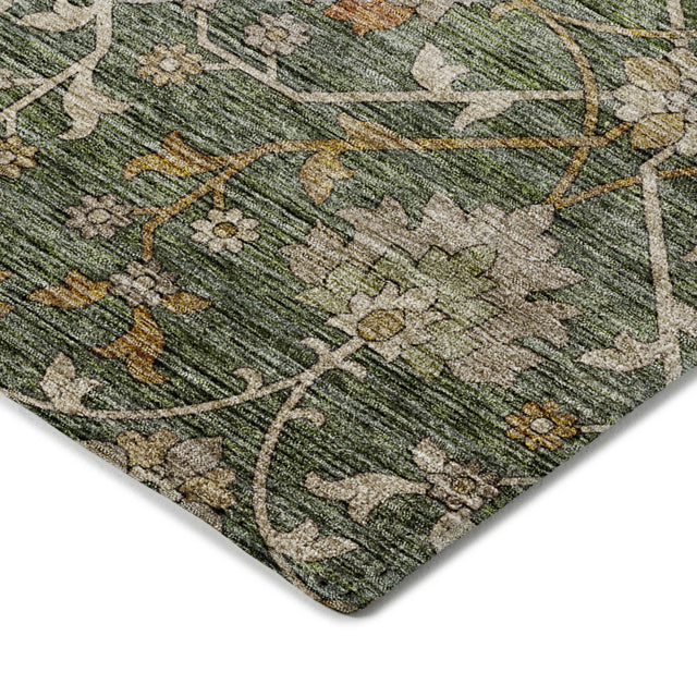 Dalyn Silk Road SR1 Basil Rug corner detail