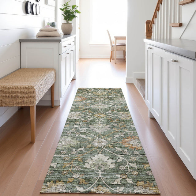 Dalyn Silk Road SR1 Basil Rug shown in a room