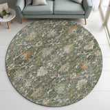 Dalyn Silk Road SR1 Basil Rug shown in a room