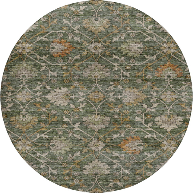 Dalyn Silk Road SR1 Basil Rug round rug