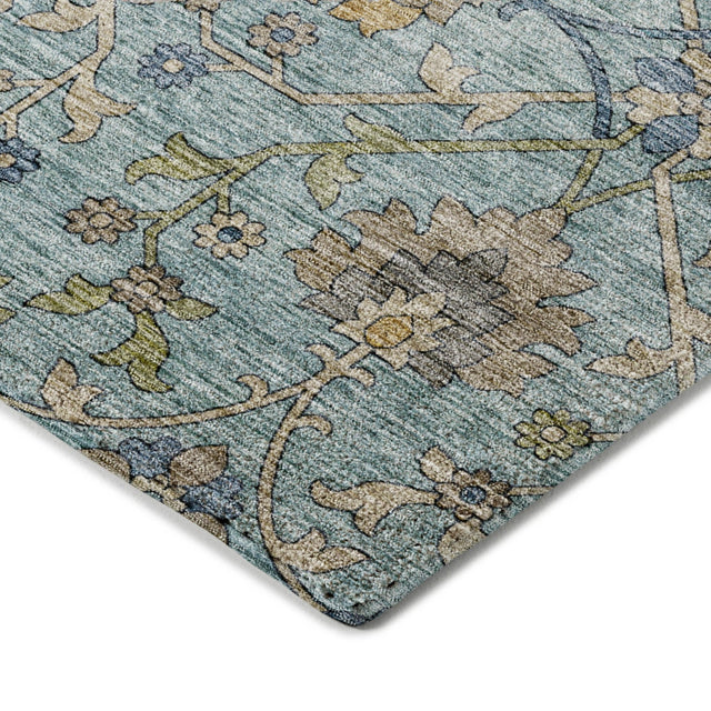 Dalyn Silk Road SR1 Denim Rug corner detail