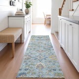 Dalyn Silk Road SR1 Denim Rug shown in a room