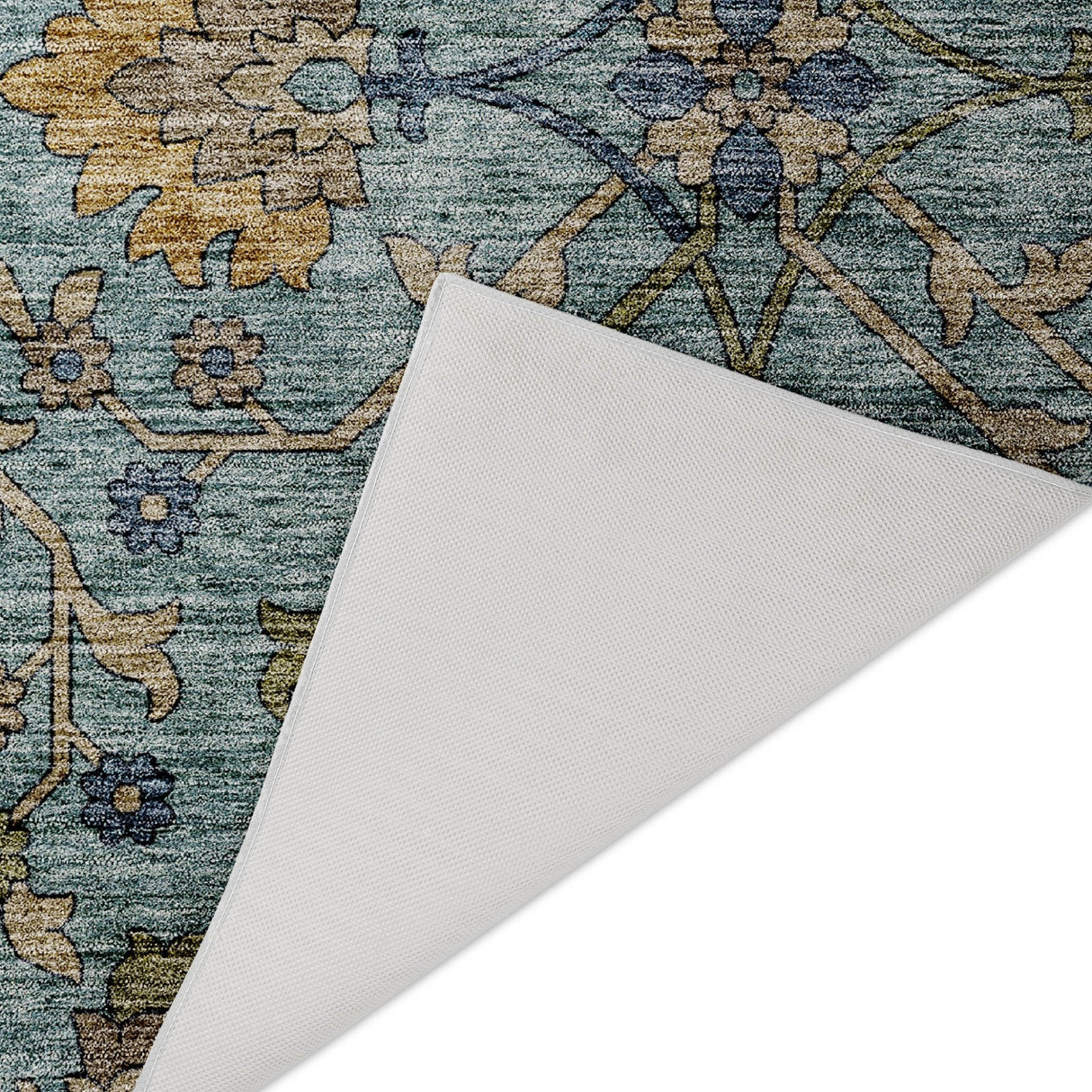 Dalyn Silk Road SR1 Denim Rug backing detail