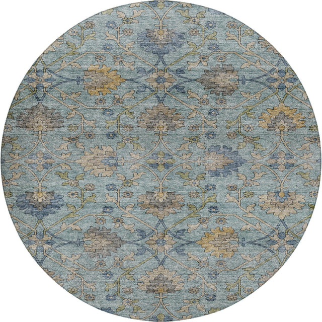 Dalyn Silk Road SR1 Denim Rug round rug