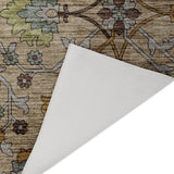Dalyn Silk Road SR1 Flax Rug backing detail