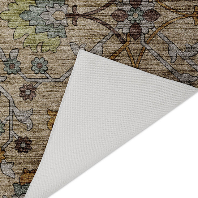 Dalyn Silk Road SR1 Flax Rug backing detail