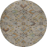 Dalyn Silk Road SR1 Flax Rug round rug