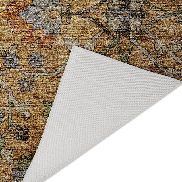 Dalyn Silk Road SR1 Saffron Rug backing detail