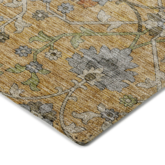 Dalyn Silk Road SR1 Saffron Rug corner detail