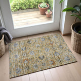 Dalyn Silk Road SR1 Saffron Rug shown in a room