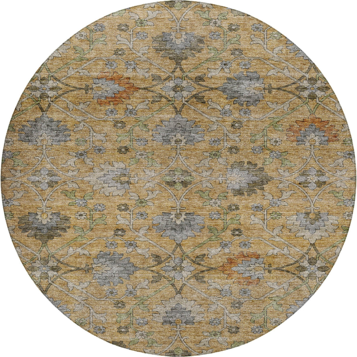 Dalyn Silk Road SR1 Saffron Rug round rug