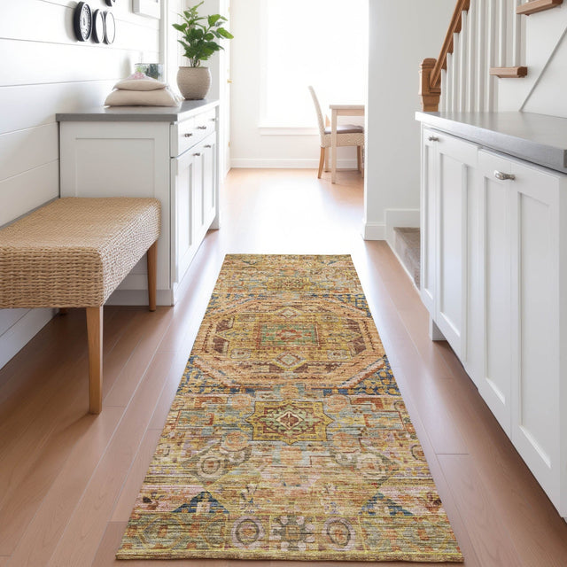 Dalyn Silk Road SR10 Curry Rug shown in a room
