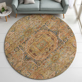 Dalyn Silk Road SR10 Curry Rug shown in a room