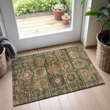 Dalyn Silk Road SR11 Fern Rug shown in a room