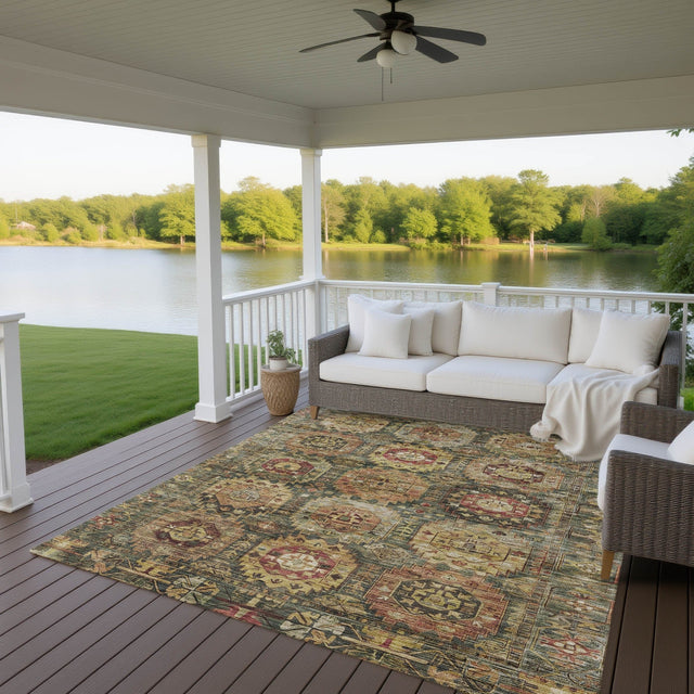Dalyn Silk Road SR11 Fern Rug outdoor lifestyle image