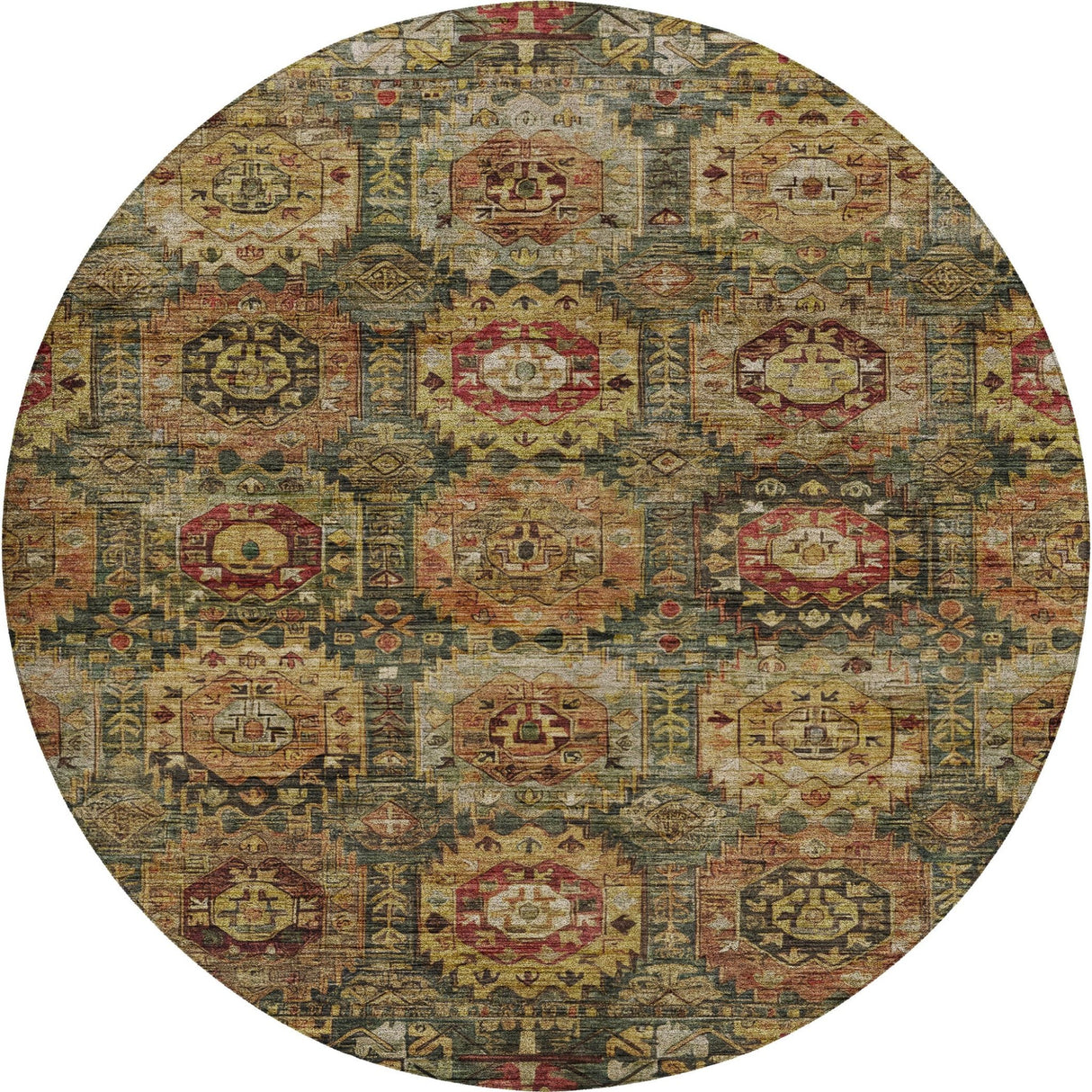 Dalyn Silk Road SR11 Fern Rug round rug