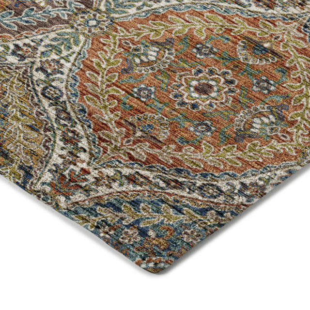 Dalyn Silk Road SR12 Multi Rug corner detail